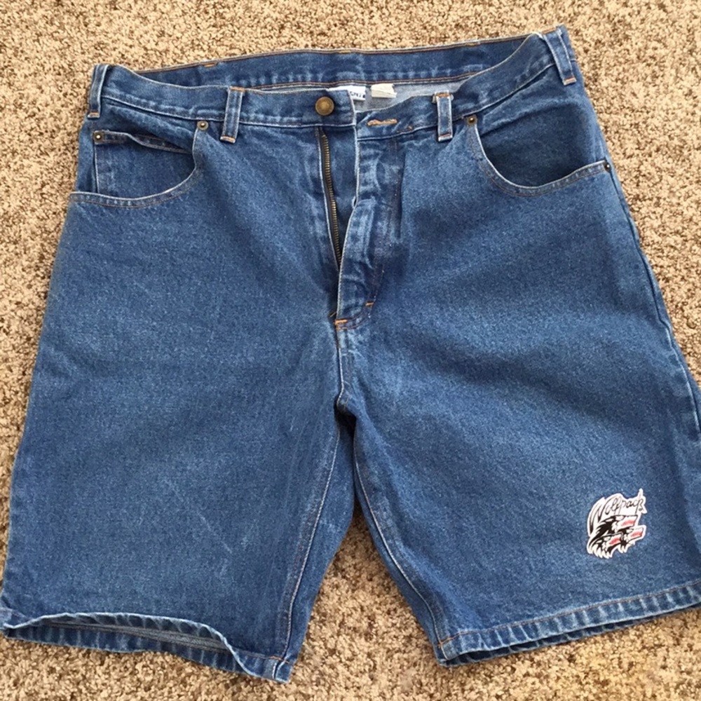 NC State Wolfpack Jean shorts.